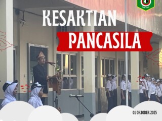 SMP YMIK Gelar Upacara Hari Kesaktian Pancasila