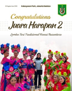 SMP YMIK Raih Juara Harapan 2 dalam Lomba Tari Tradisional Kreasi Nusantara