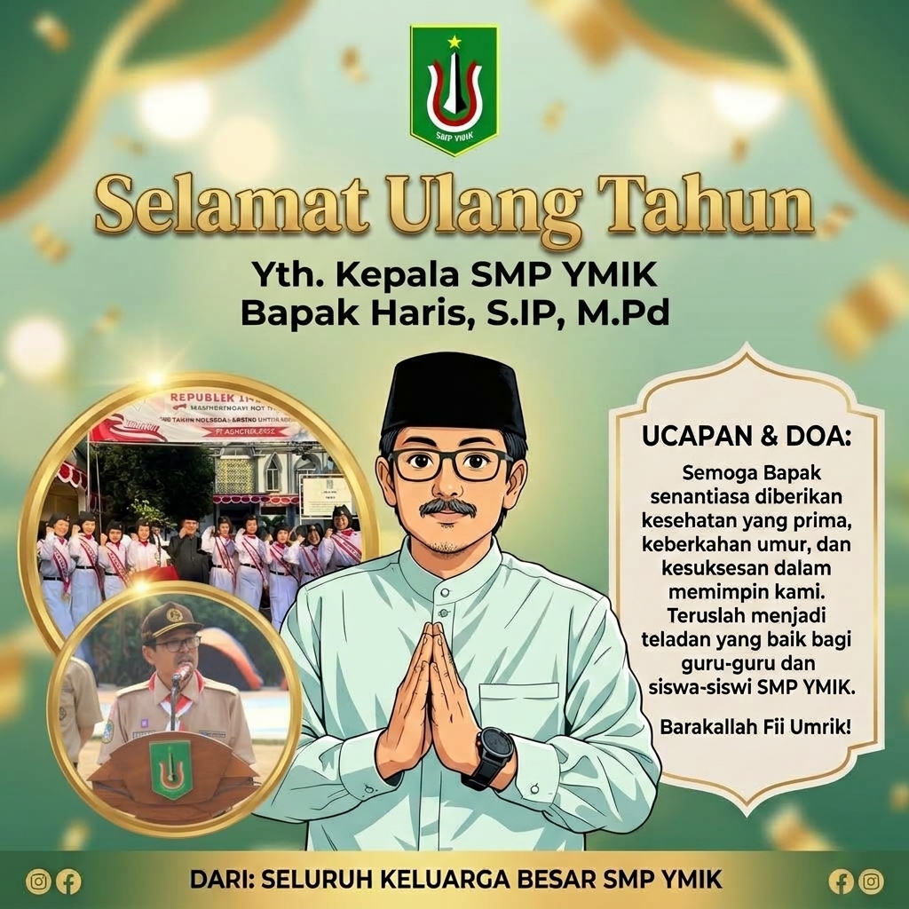 Selamat Ulang Tahun Kepala SMP YMIK